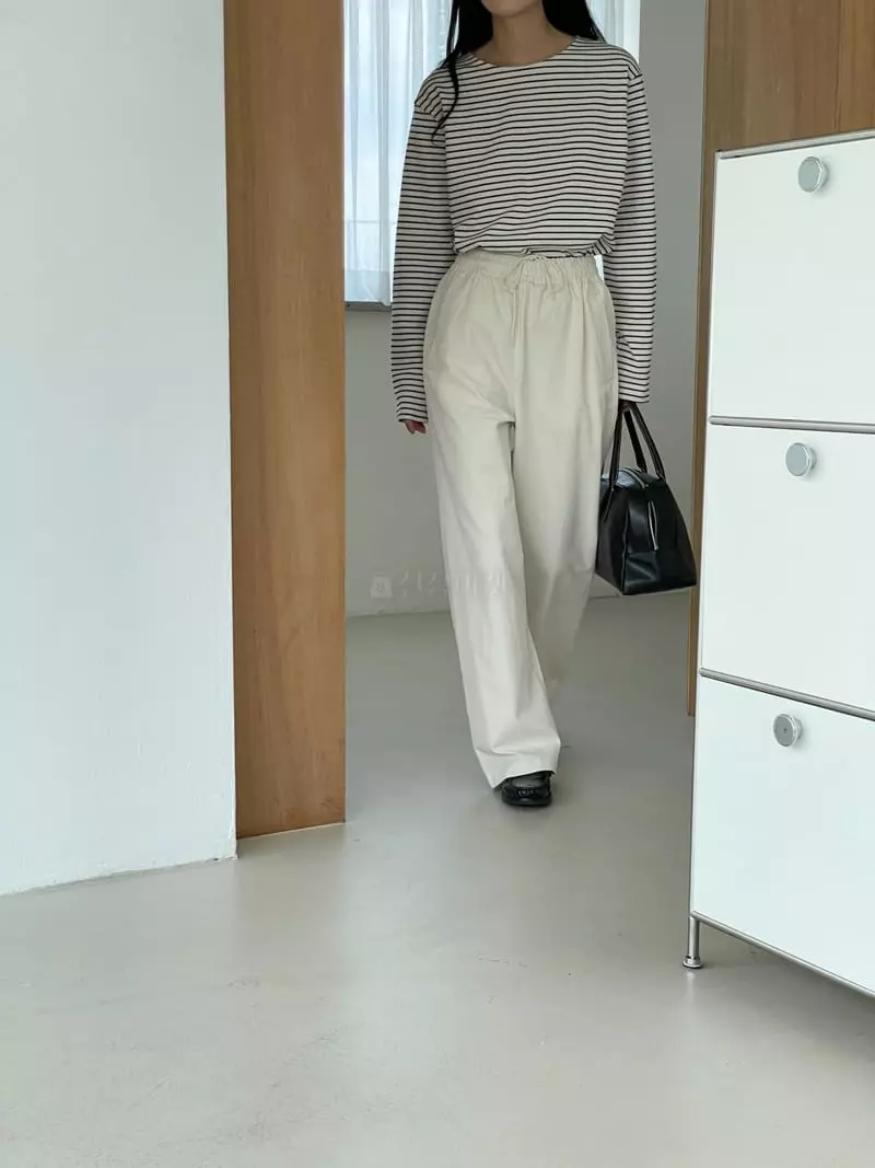 Very - Korean Women Fashion - #womensfashion - Twit Stripes Tee - 11