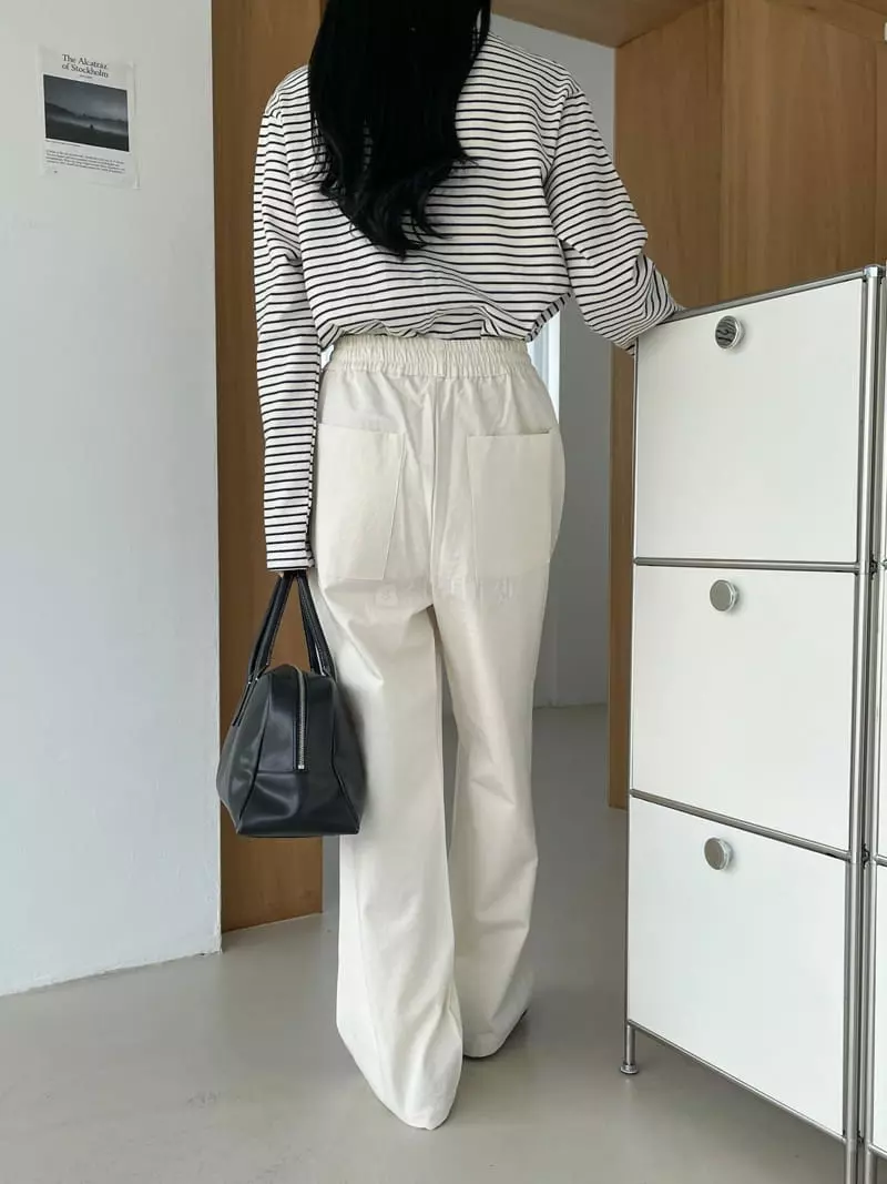 Very - Korean Women Fashion - #womensfashion - Twit Stripes Tee - 7