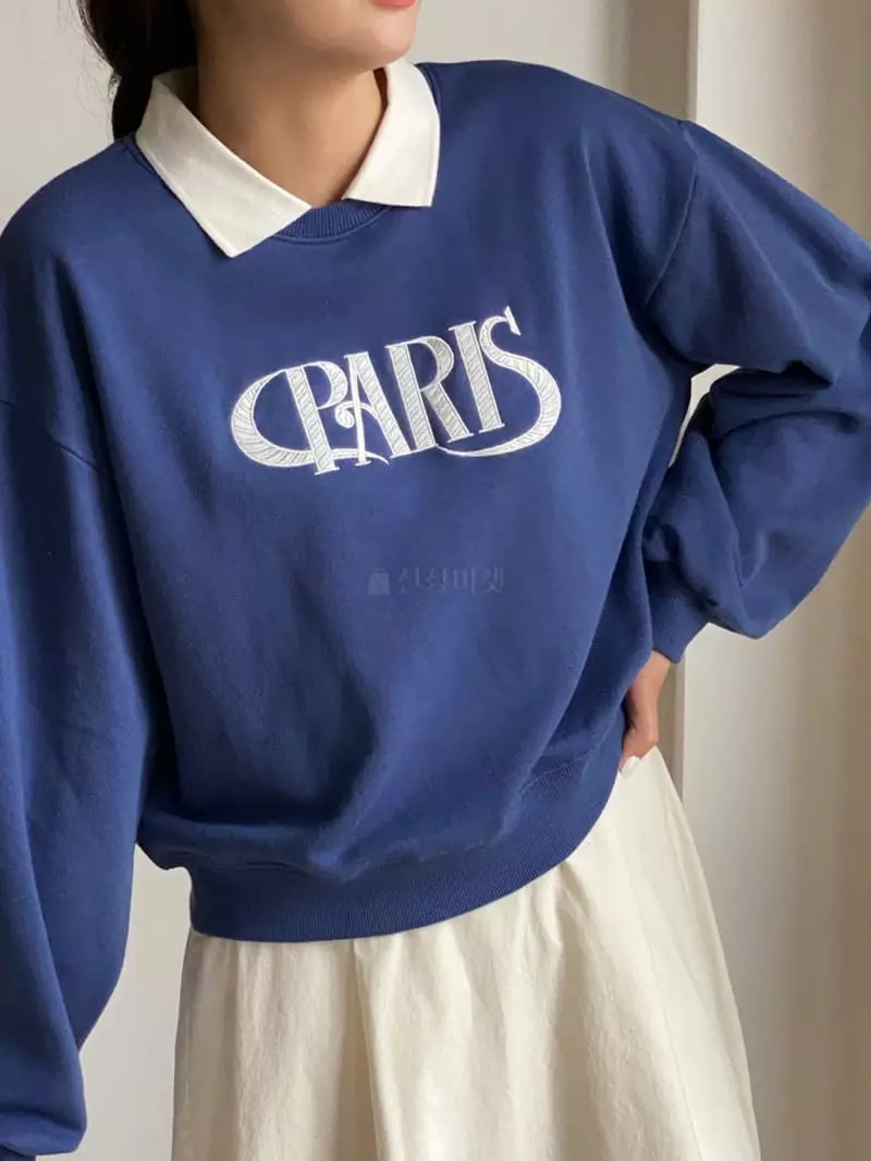 Very - Korean Women Fashion - #womensfashion - Paris Sweatshirt