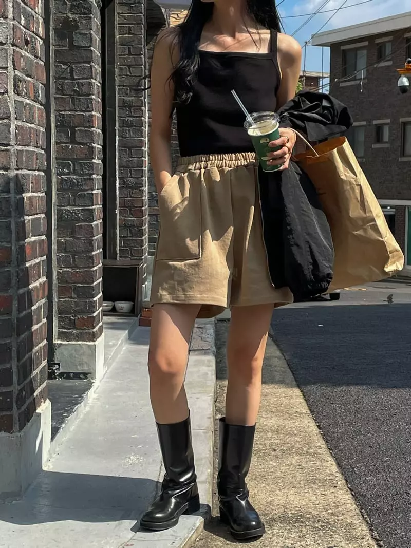 Very - Korean Women Fashion - #womensfashion - Peach Sleevelss - 5