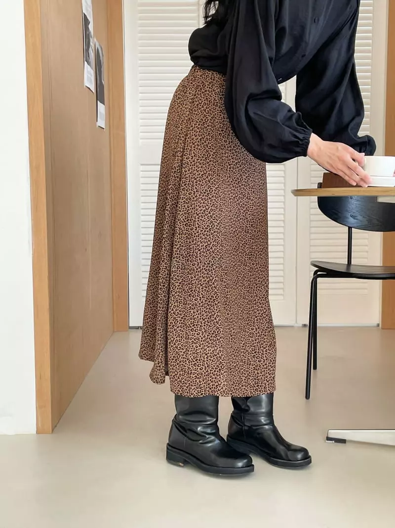 Very - Korean Women Fashion - #womensfashion - Leopard Skirt - 6