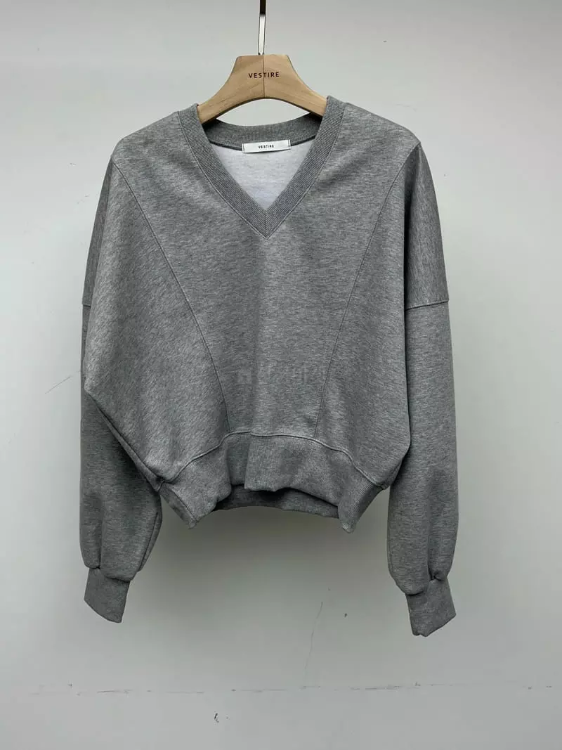 Vestire - Korean Women Fashion - #momslook - Slit Sweatshirt - 9