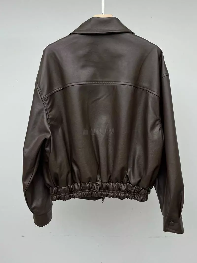 Vestire - Korean Women Fashion - #momslook - Low Leather Jacket - 11