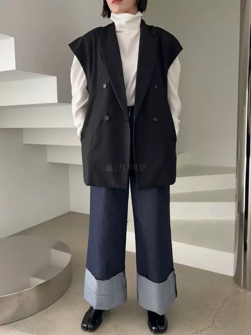 Vestire - Korean Women Fashion - #womensfashion - Sten Double Vest  - 4