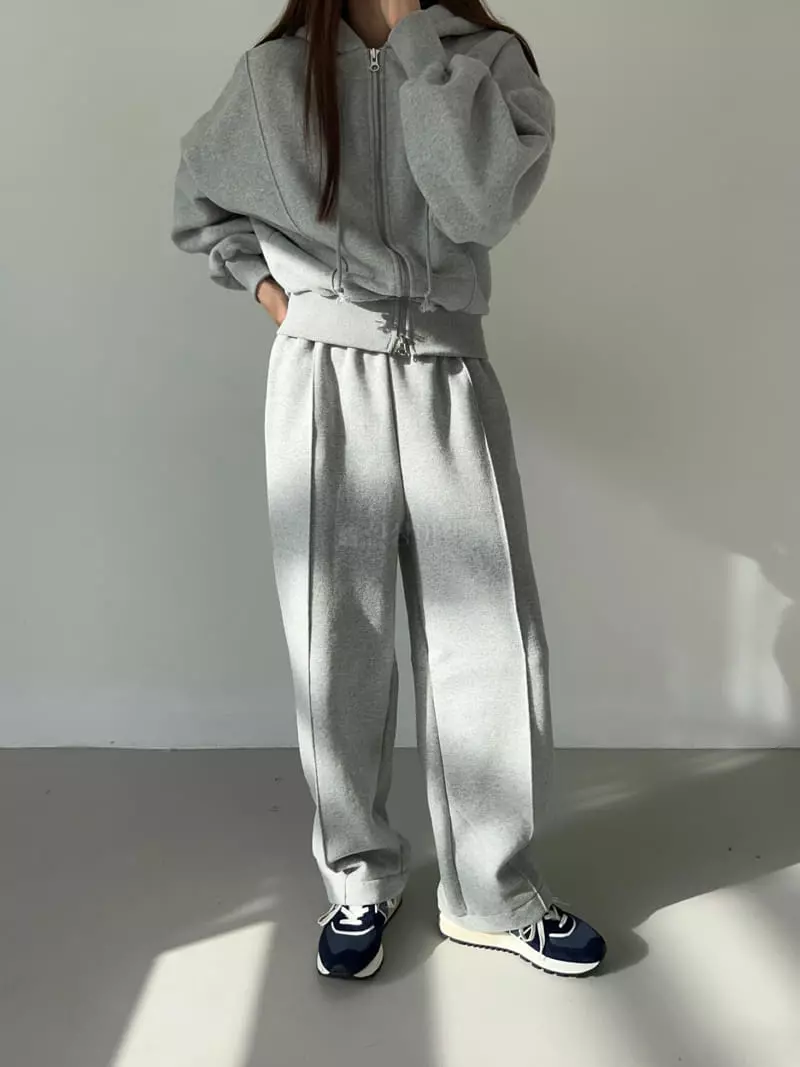 Vestire - Korean Women Fashion - #momslook - Marang Hoody Zip-up - 2
