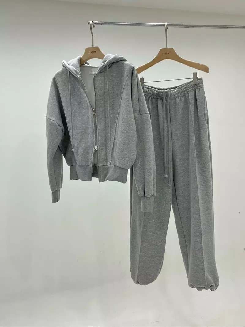 Vestire - Korean Women Fashion - #momslook - Marang Hoody Zip-up - 8