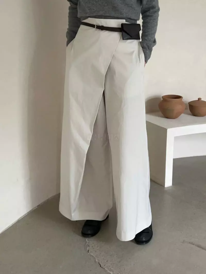 Vestire - Korean Women Fashion - #momslook - Mild Wrap Pants