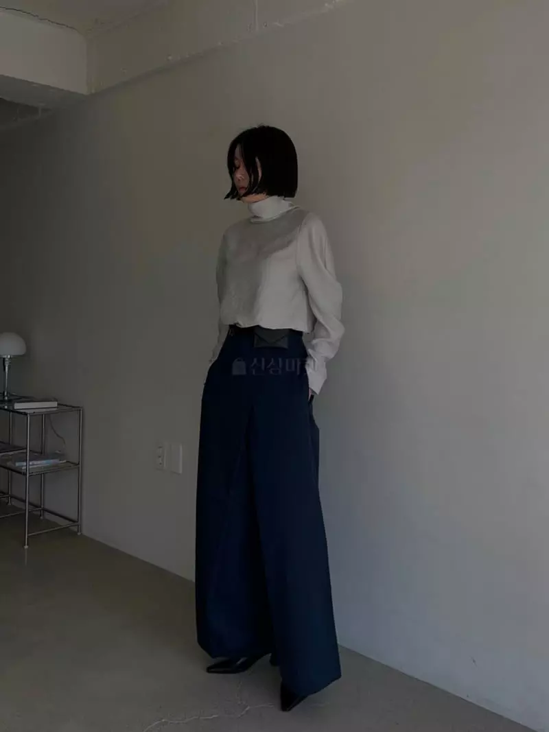 Vestire - Korean Women Fashion - #momslook - Mild Wrap Pants - 5