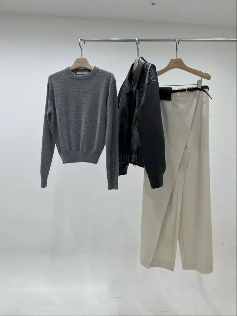 Vestire - Korean Women Fashion - #momslook - Mild Wrap Pants - 7