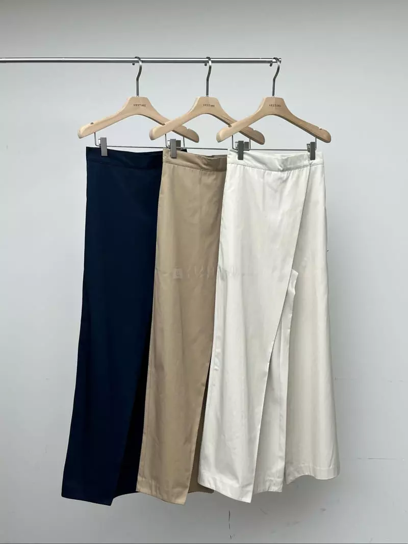 Vestire - Korean Women Fashion - #momslook - Mild Wrap Pants - 9