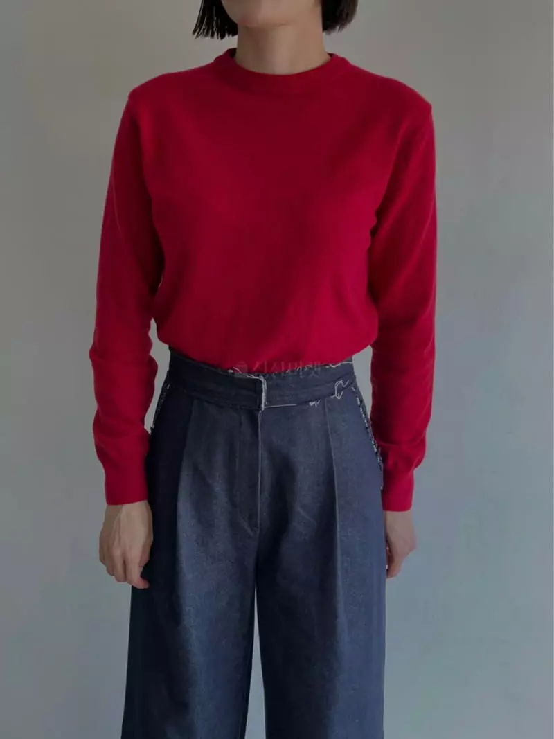 Vestire - Korean Women Fashion - #thatsdarling - Cash Knit Tee - 6