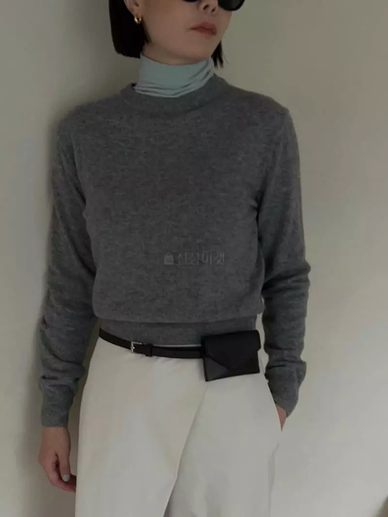 Vestire - Korean Women Fashion - #vintagekidsstyle - Cash Knit Tee