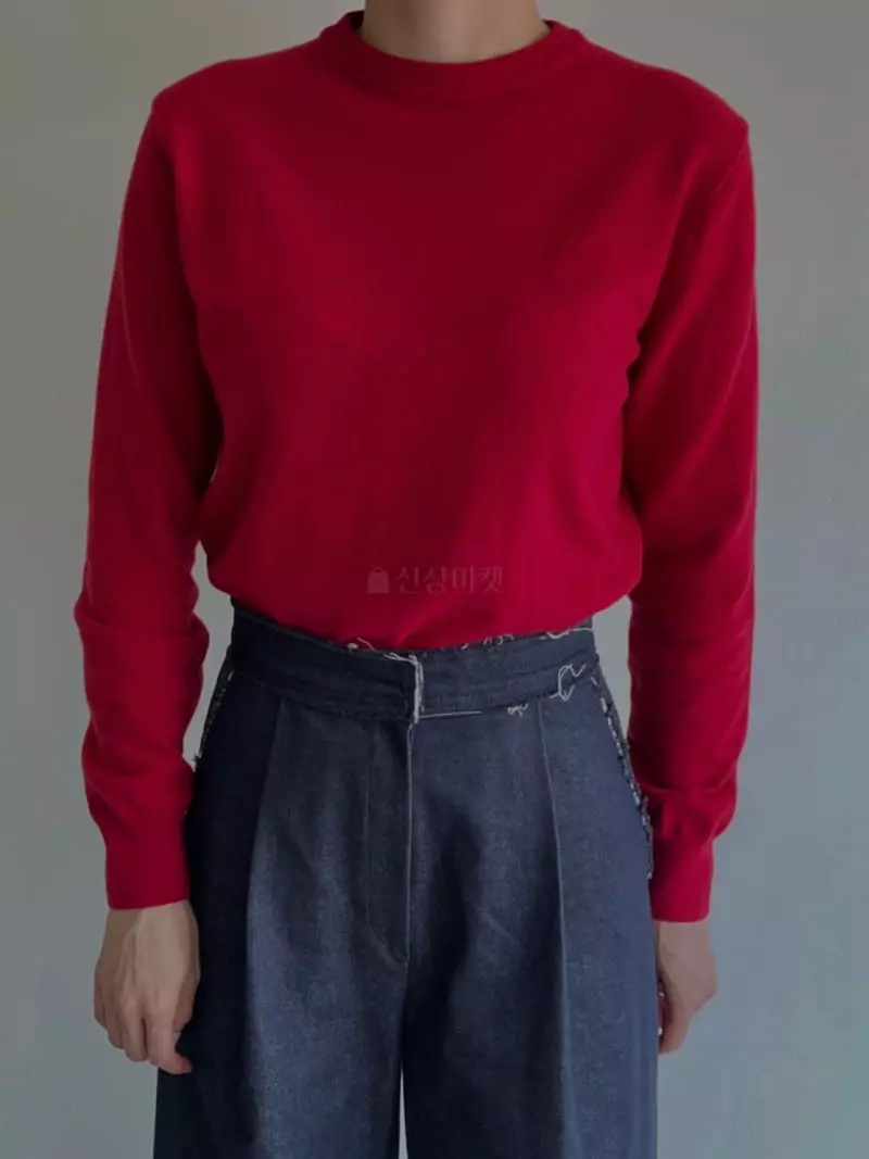 Vestire - Korean Women Fashion - #vintagekidsstyle - Cash Knit Tee - 11