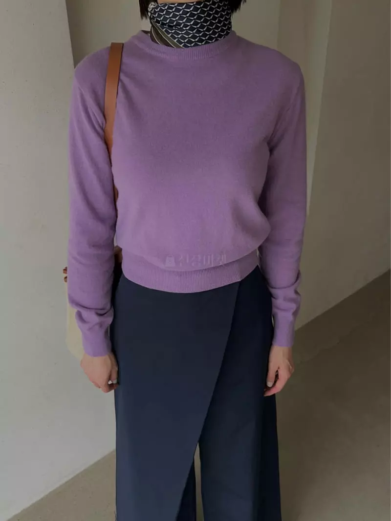 Vestire - Korean Women Fashion - #womensfashion - Cash Knit Tee - 9