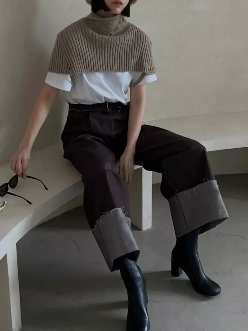 Vestire - Korean Women Fashion - #momslook - Margiela Cape - 4