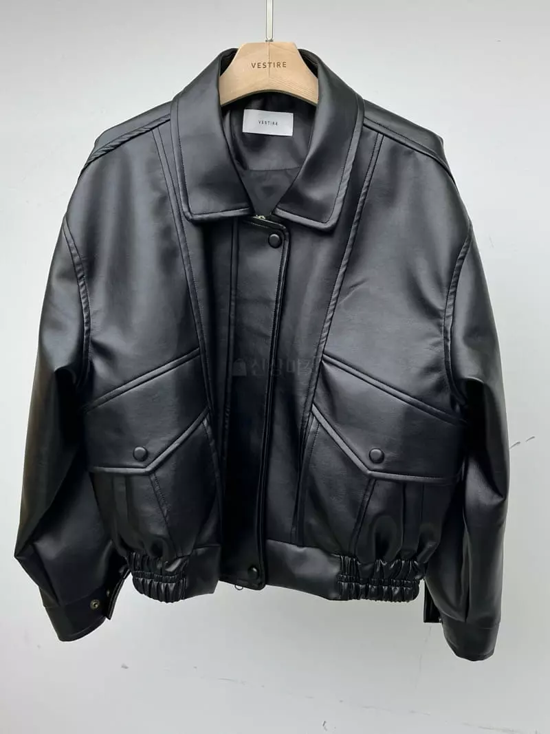 Vestire - Korean Women Fashion - #womensfashion - Low Leather Jacket - 12