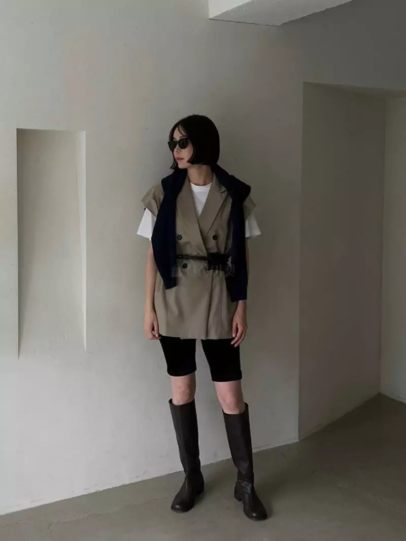 Vestire - Korean Women Fashion - #womensfashion - Sten Double Vest  - 3