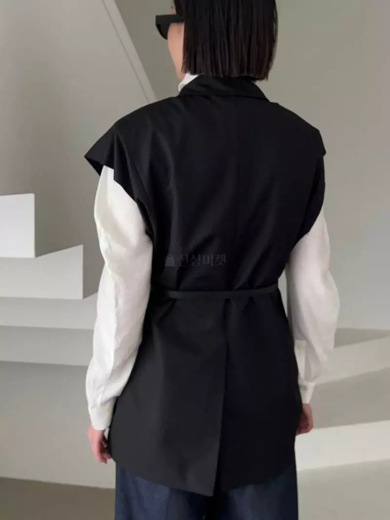 Vestire - Korean Women Fashion - #womensfashion - Sten Double Vest  - 5
