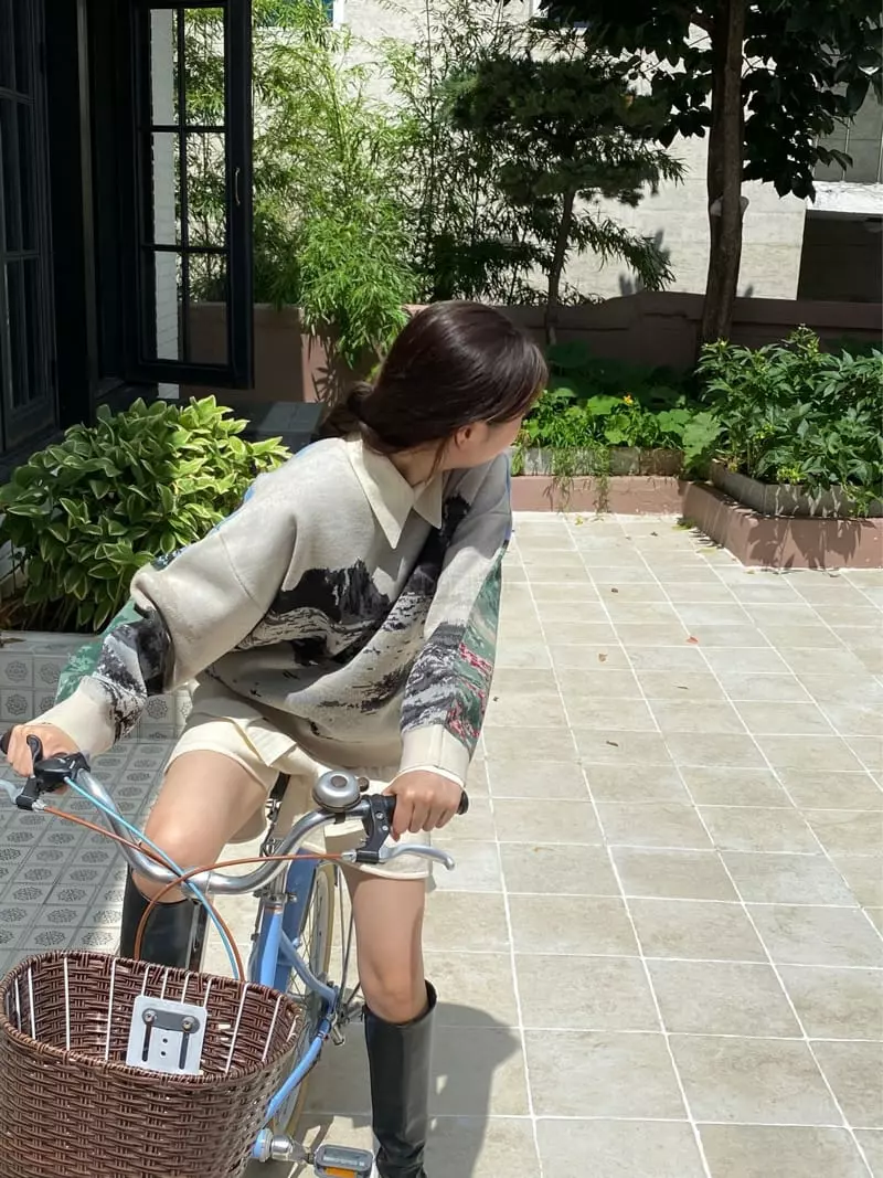 Vetiver - Korean Women Fashion - #momslook - View Round Knit Tee - 7
