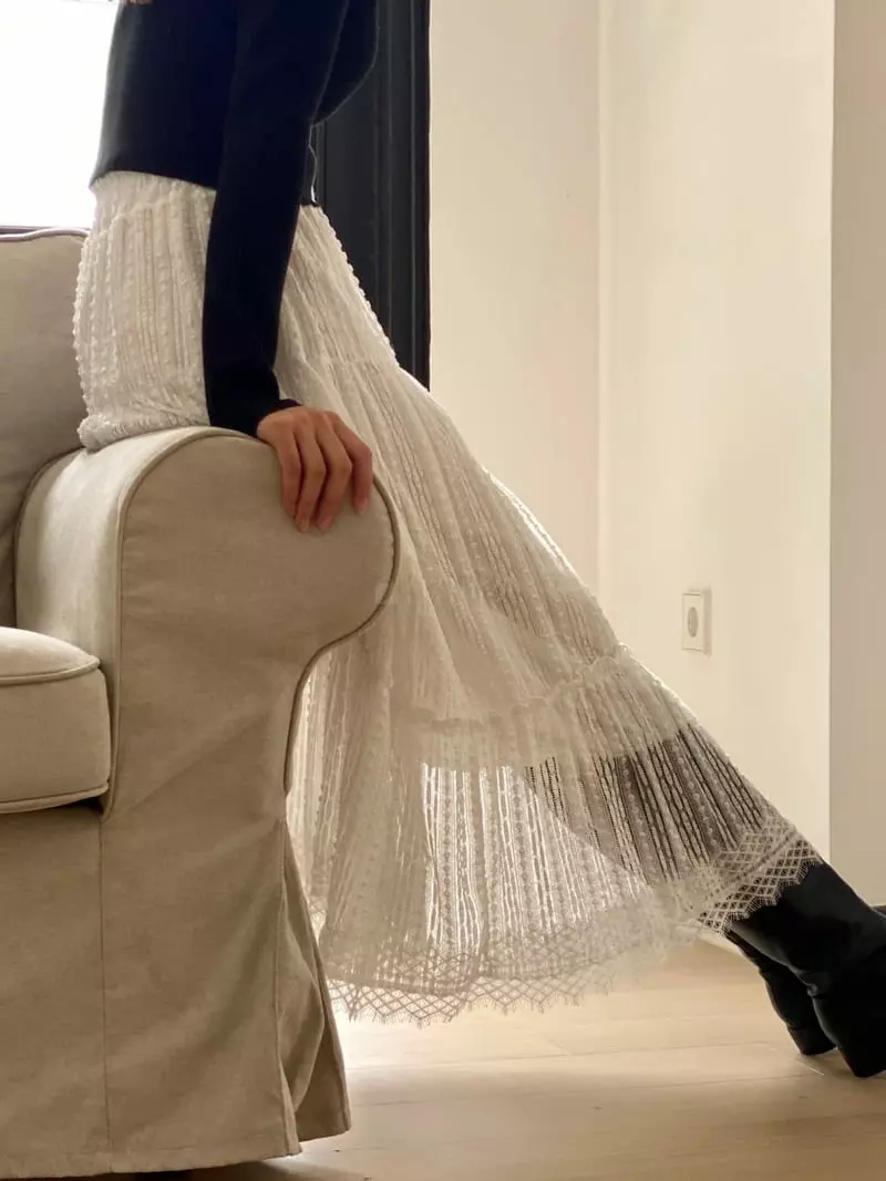 Vetiver - Korean Women Fashion - #momslook - Alice Skirt