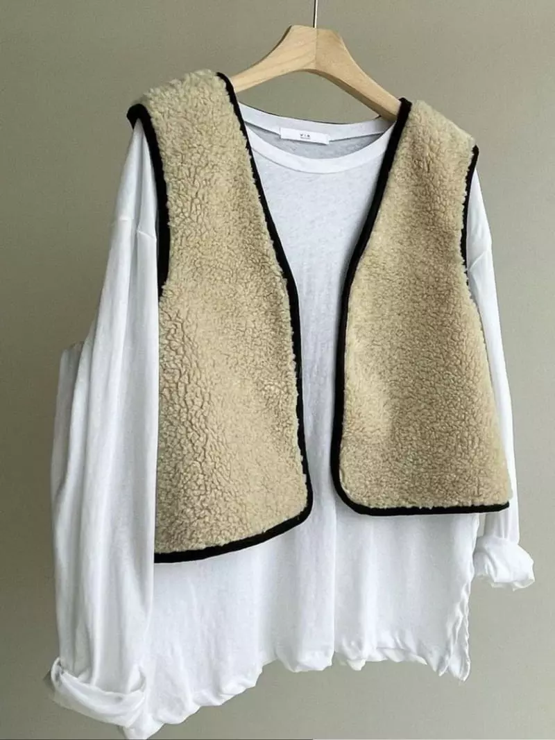 Via - Korean Women Fashion - #momslook - Tree Vest - 10
