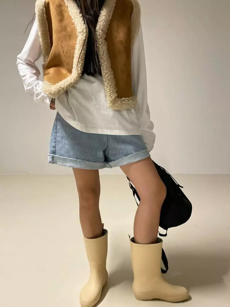 Via - Korean Women Fashion - #momslook - Caramel Vest - 5