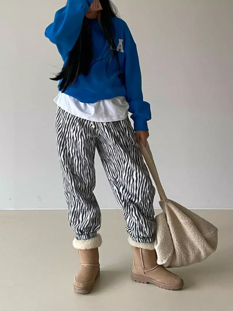 Via - Korean Women Fashion - #momslook - Zebra Pants - 10