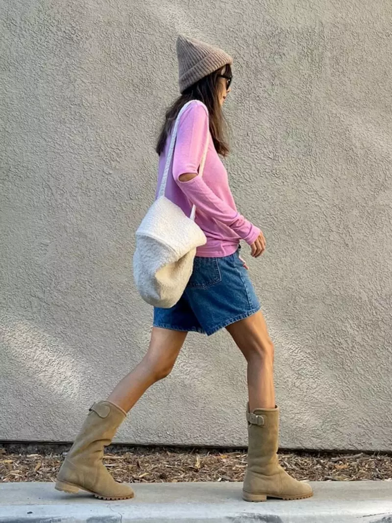 Via - Korean Women Fashion - #momslook - Elbo Tee - 2