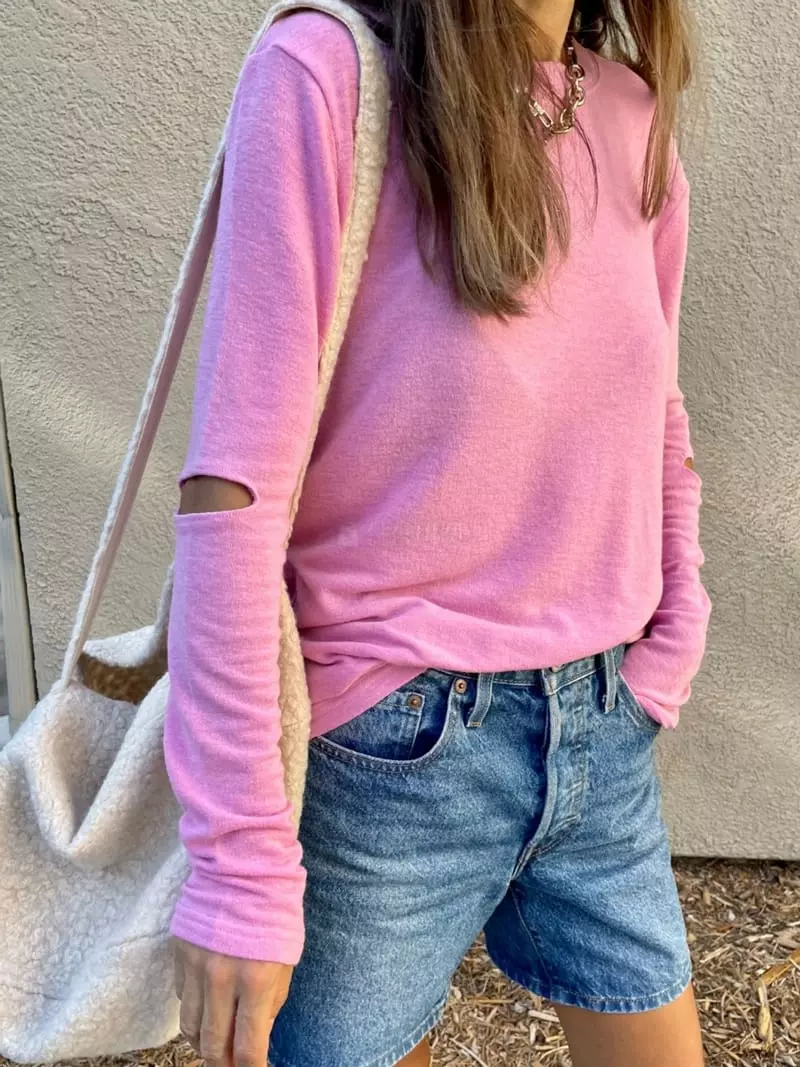 Via - Korean Women Fashion - #momslook - Elbo Tee - 3