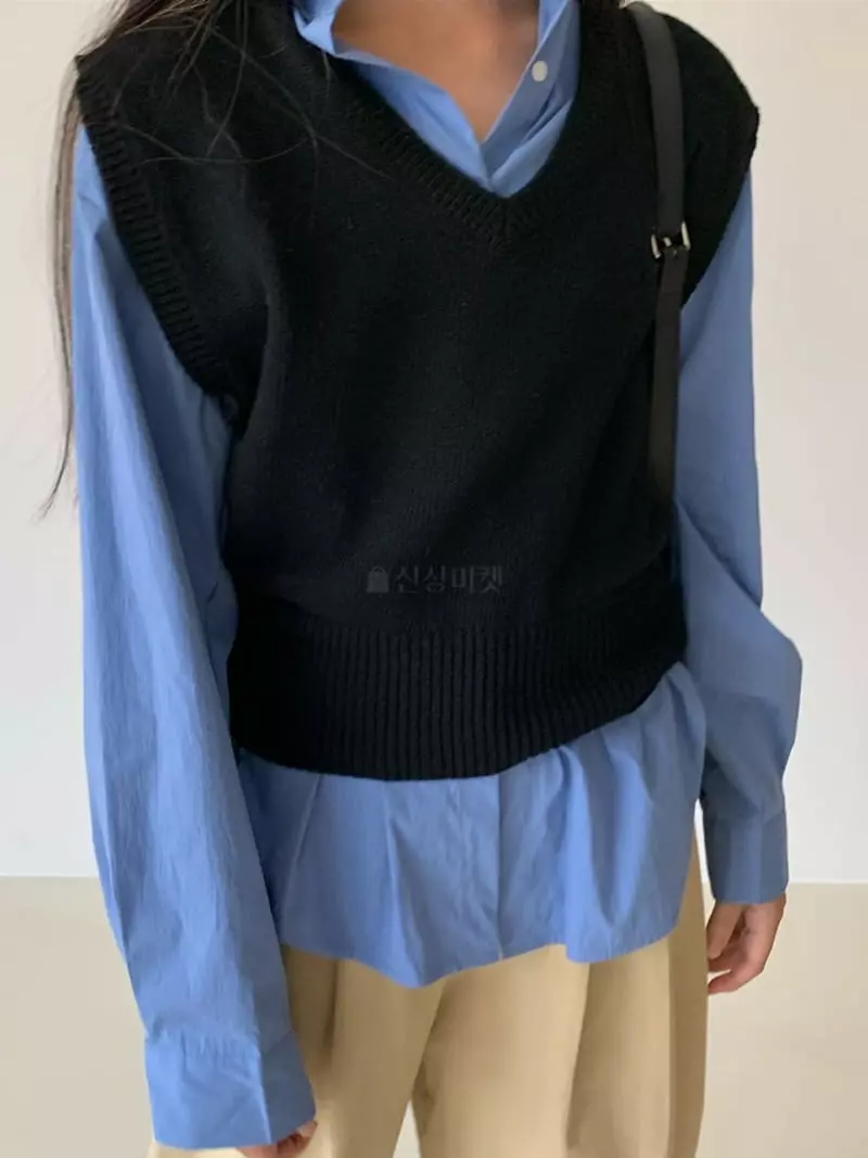 Via - Korean Women Fashion - #momslook - Sweet Vest - 9