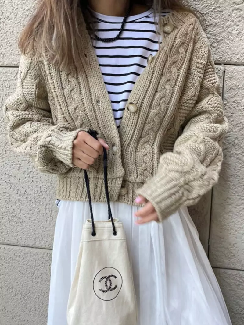 Via - Korean Women Fashion - #momslook - Mood Cardigan - 12