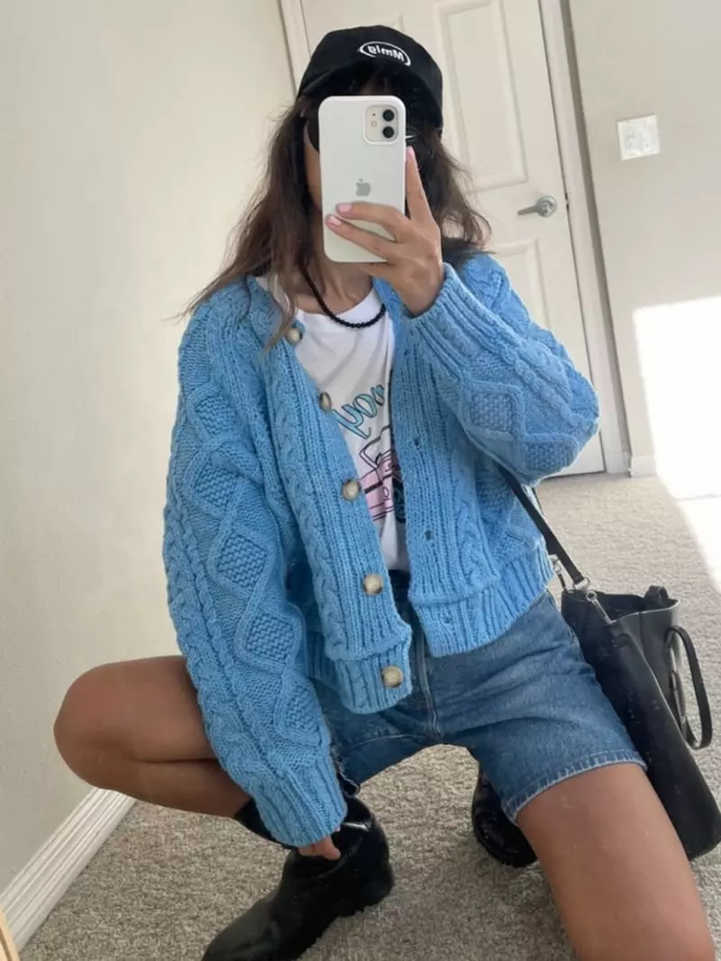 Via - Korean Women Fashion - #womensfashion - Mood Cardigan - 4