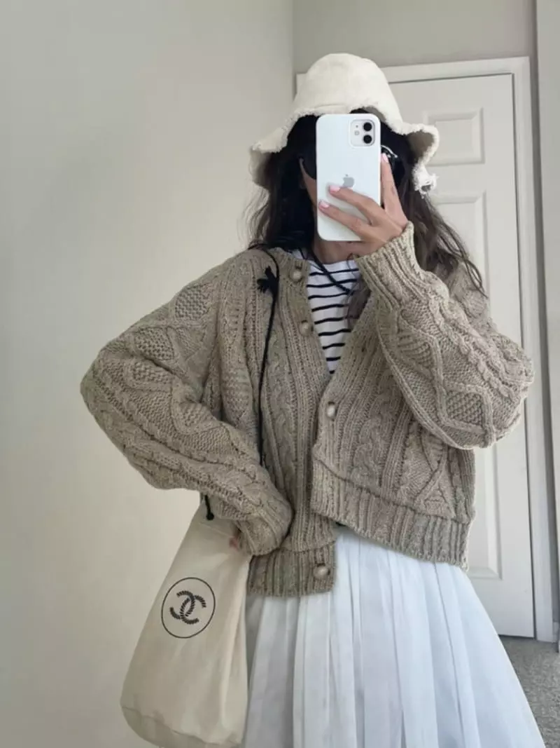 Via - Korean Women Fashion - #momslook - Mood Cardigan - 8
