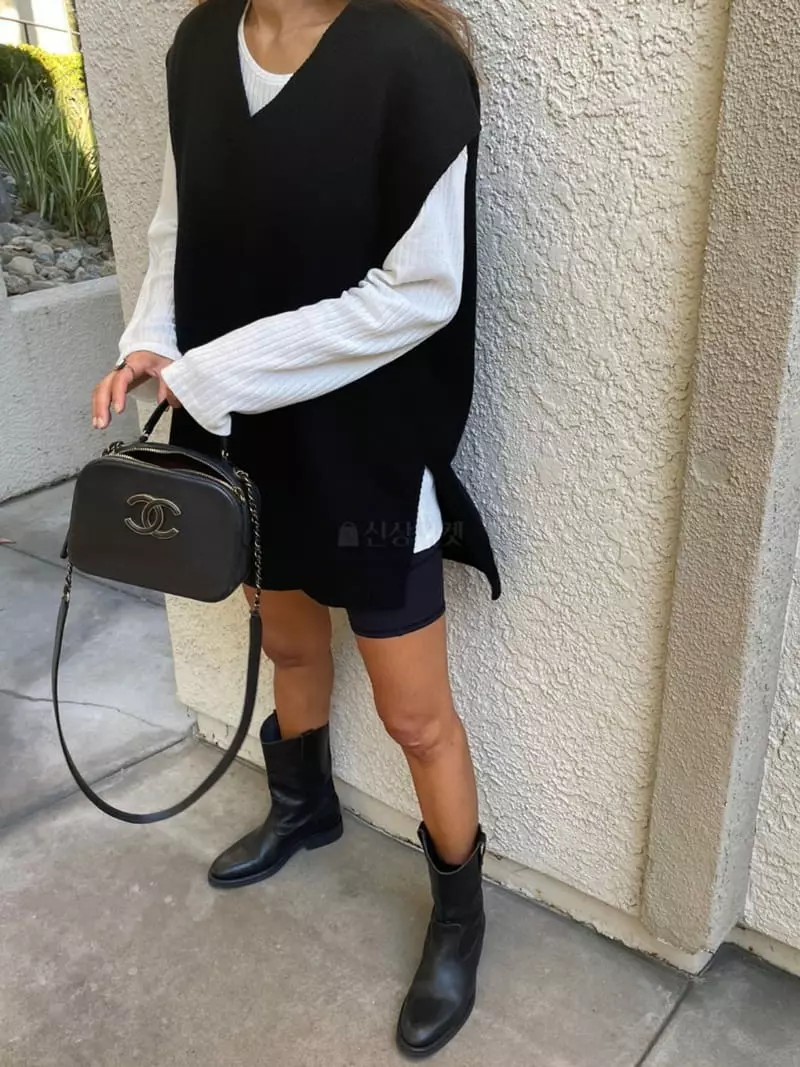 Via - Korean Women Fashion - #momslook - Marie Vest - 5