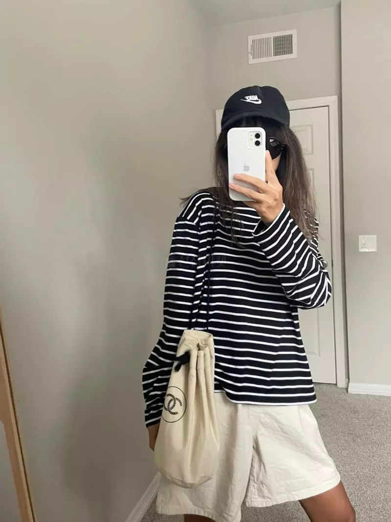 Via - Korean Women Fashion - #momslook - Dan Long Tee - 10