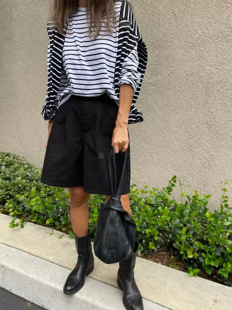 Via - Korean Women Fashion - #momslook - Dan Long Tee - 6