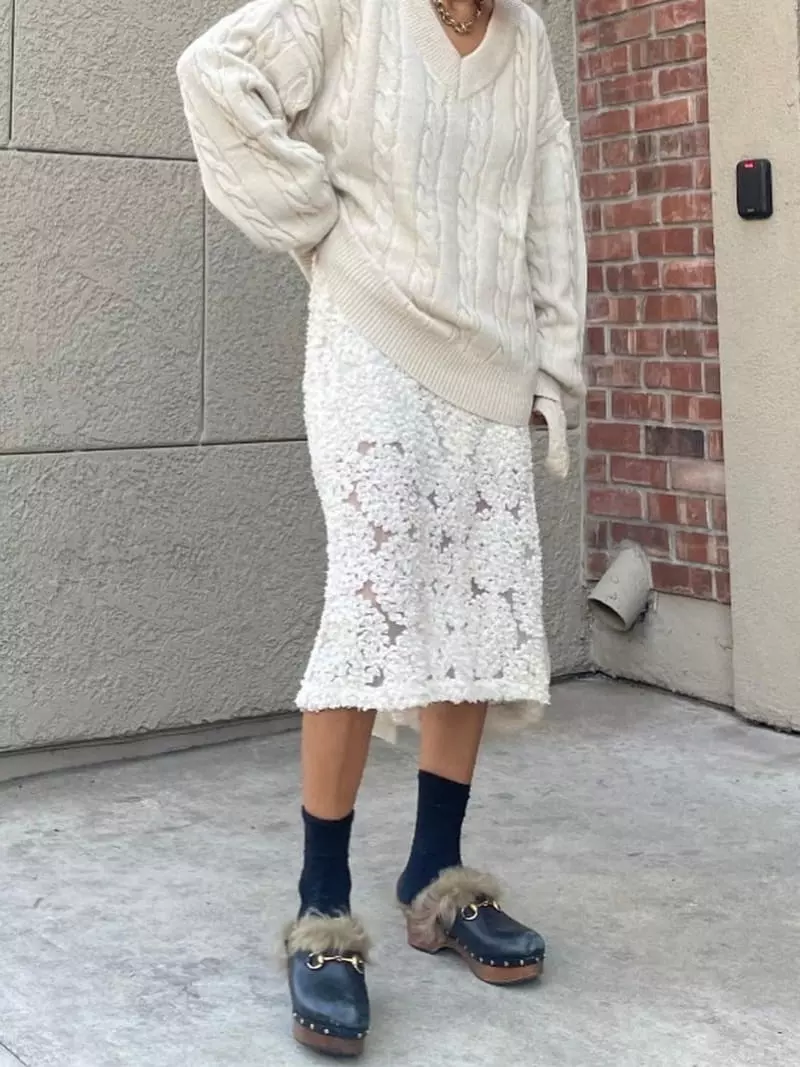 Via - Korean Women Fashion - #momslook - Flan Skirt - 2