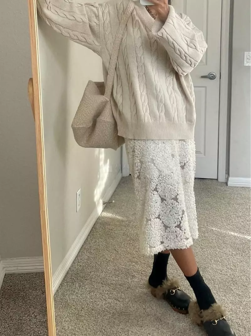 Via - Korean Women Fashion - #momslook - Flan Skirt - 6