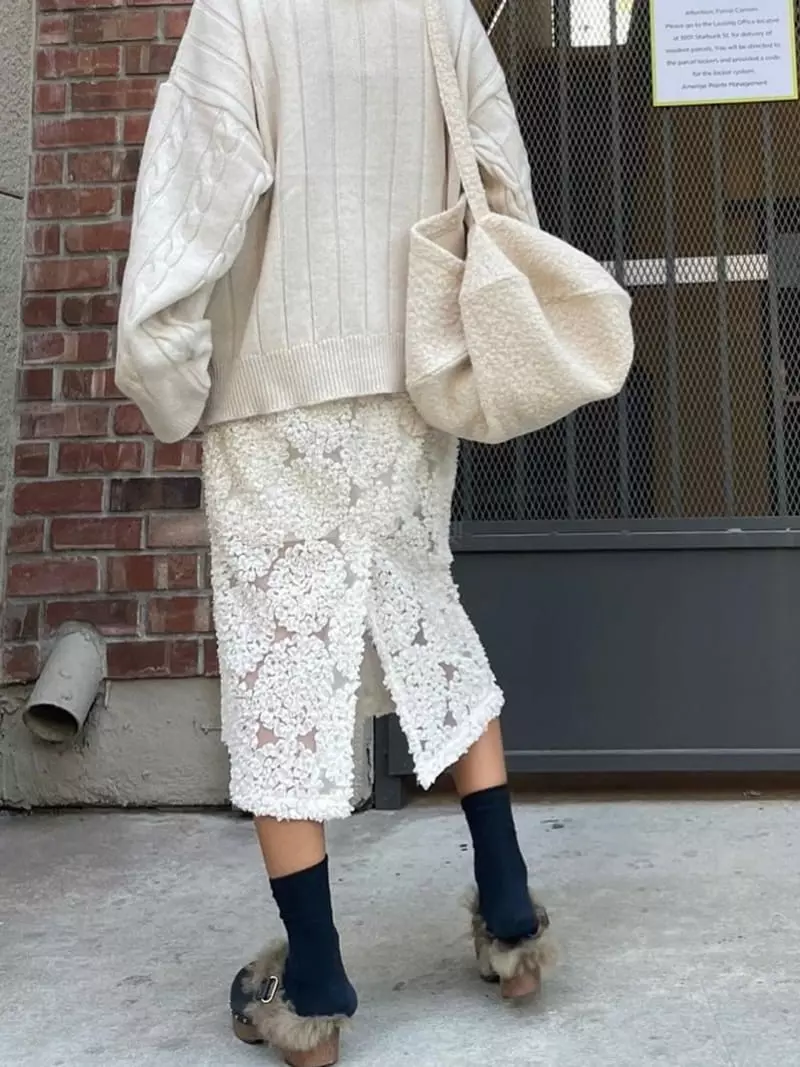Via - Korean Women Fashion - #momslook - Flan Skirt - 7