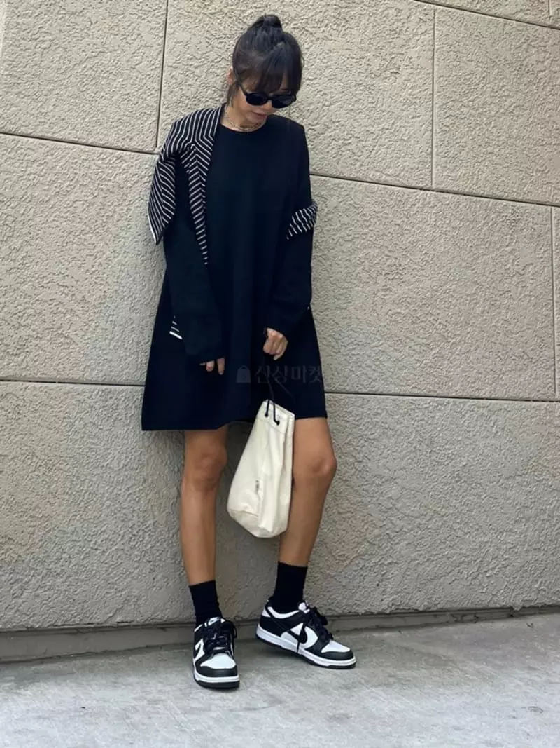 Via - Korean Women Fashion - #romanticstyle - Whole Knit One-piece - 8