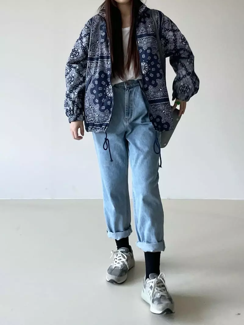 Via - Korean Women Fashion - #shopsmall - Frim Jumper - 5