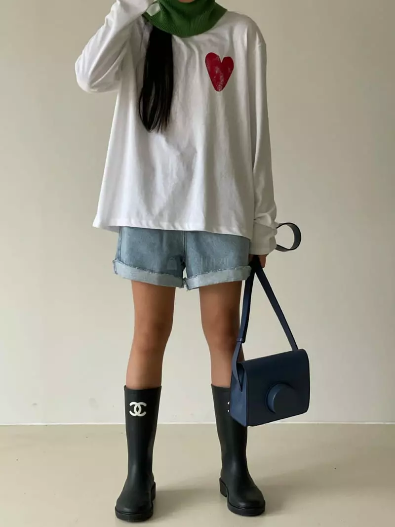 Via - Korean Women Fashion - #thatsdarling - Vintage Tee - 5