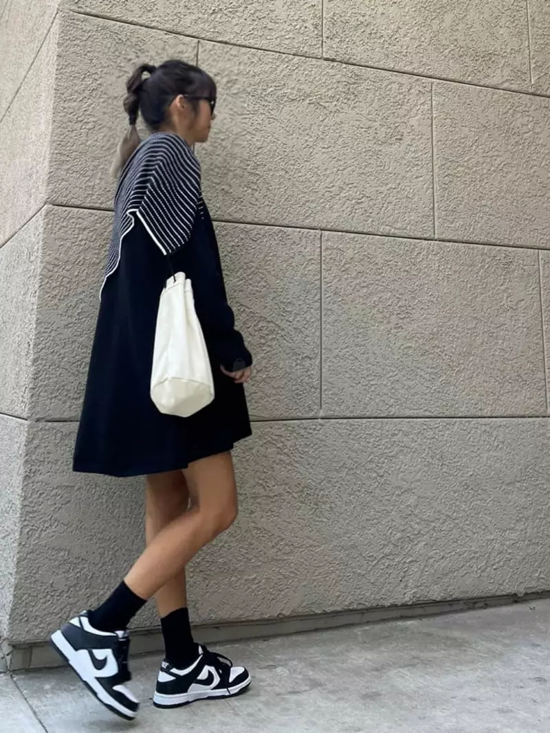 Via - Korean Women Fashion - #thatsdarling - Whole Knit One-piece - 10