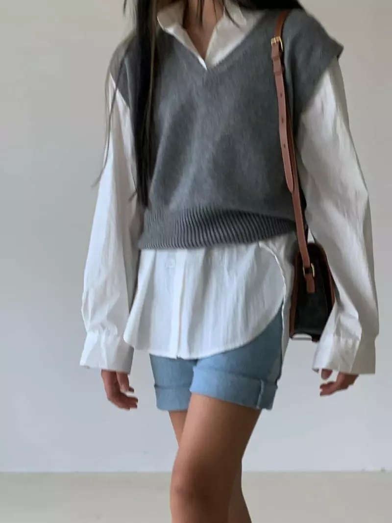 Via - Korean Women Fashion - #vintageinspired - Sweet Vest