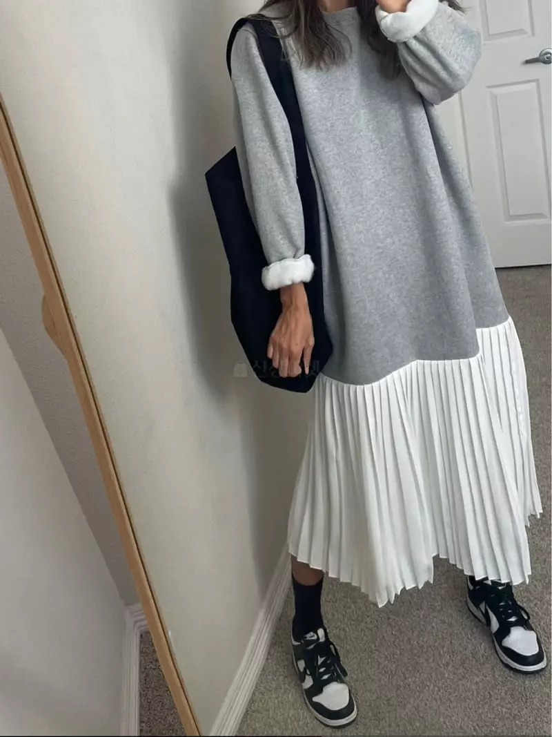 Via - Korean Women Fashion - #vintagekidsstyle - Plit One-piece - 2