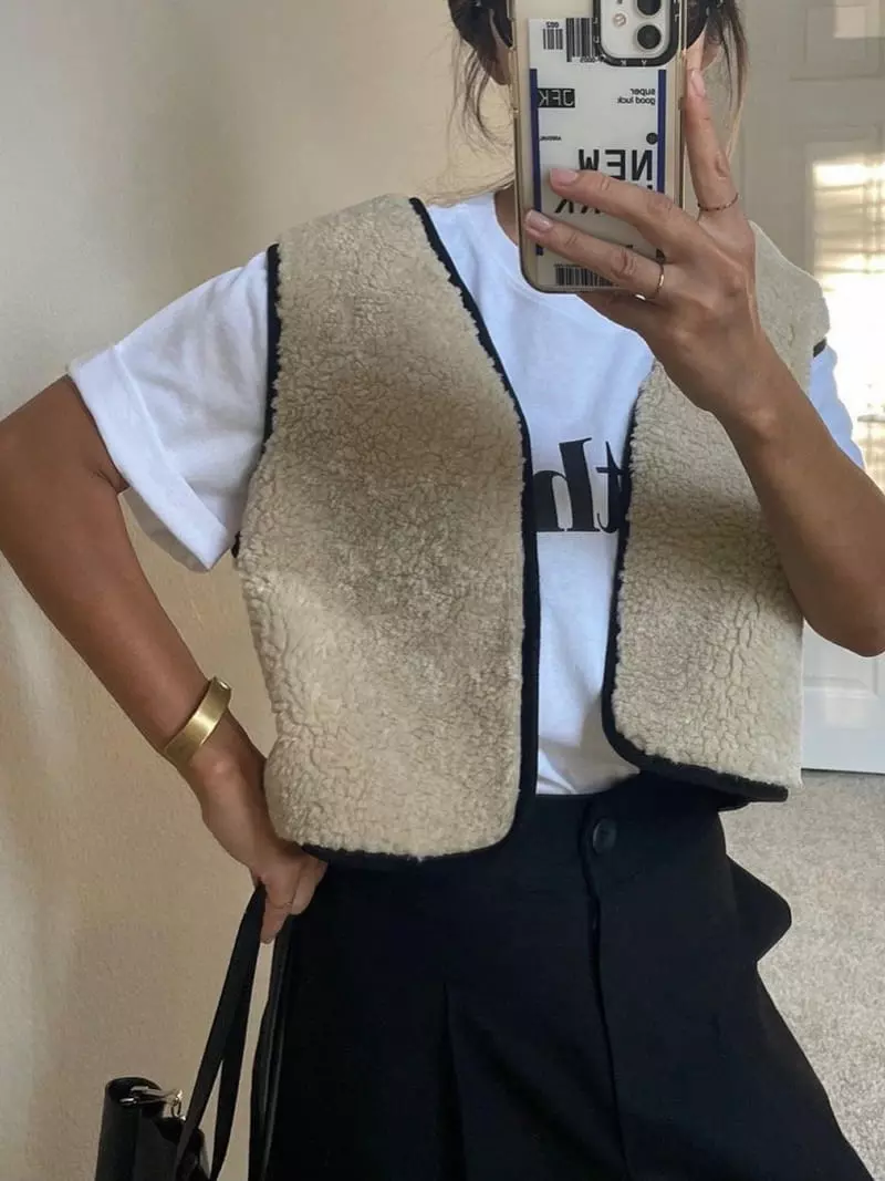 Via - Korean Women Fashion - #womensfashion - Tree Vest - 3