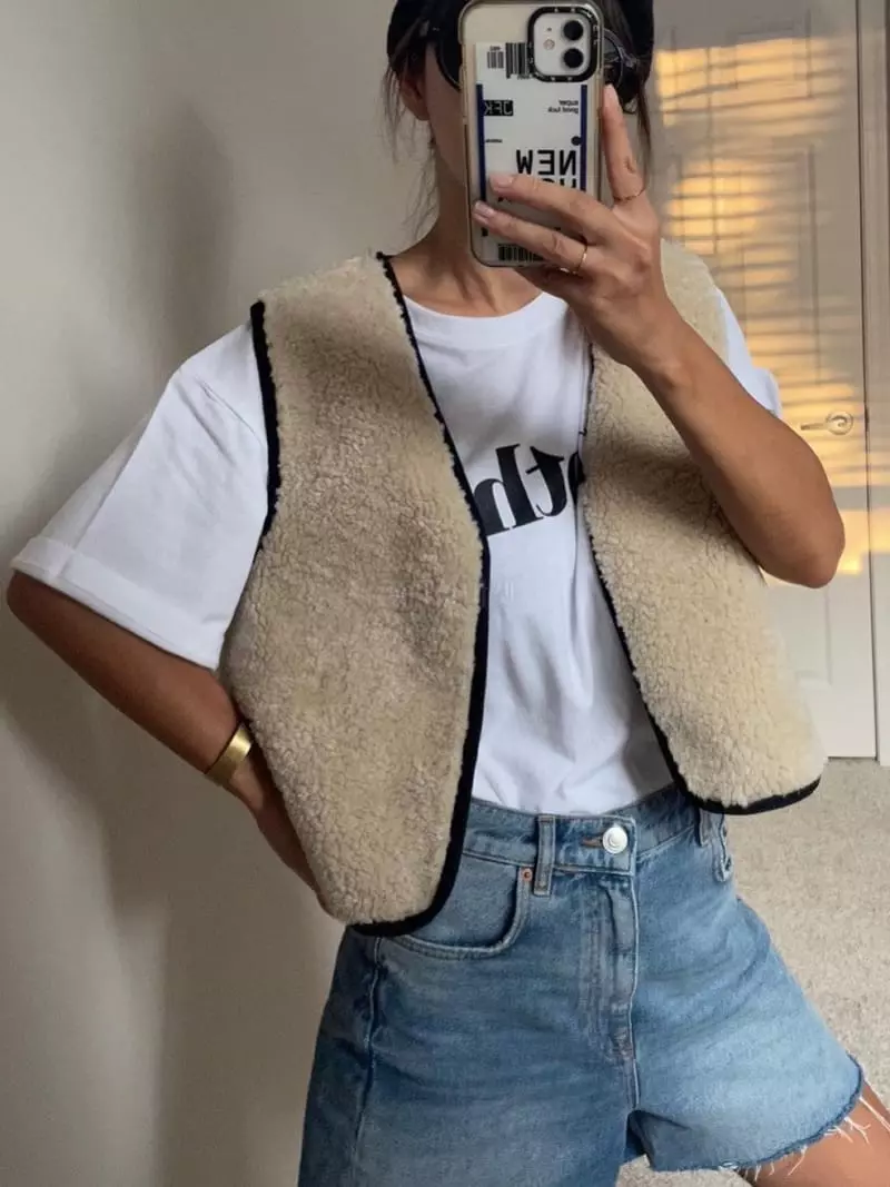 Via - Korean Women Fashion - #womensfashion - Tree Vest - 5
