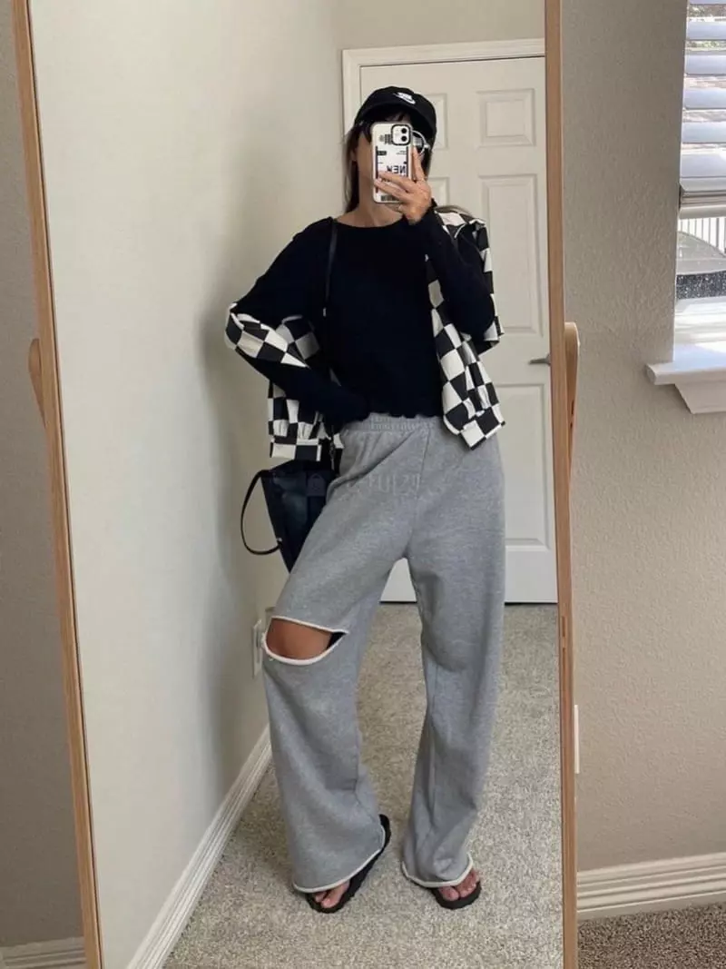 Via - Korean Women Fashion - #womensfashion - Croiffle Tee - 6