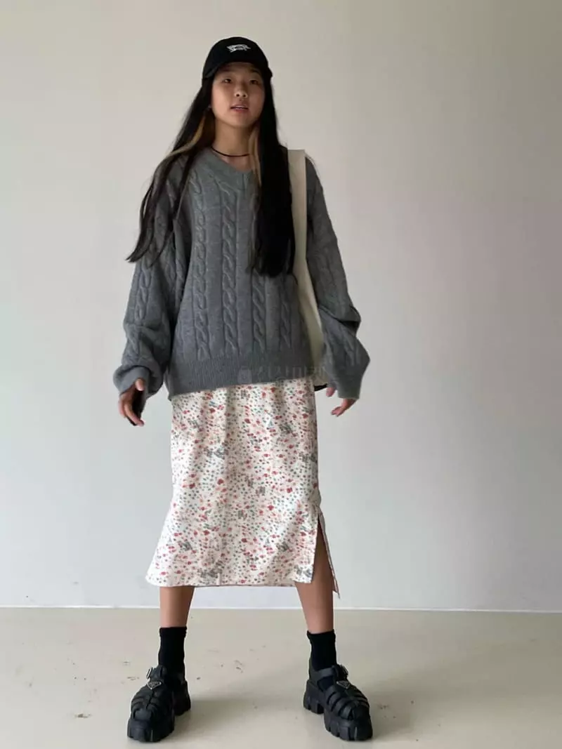 Via - Korean Women Fashion - #womensfashion - Mer Knit Tee - 10