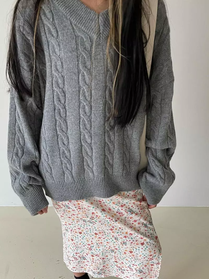 Via - Korean Women Fashion - #womensfashion - Mer Knit Tee - 8